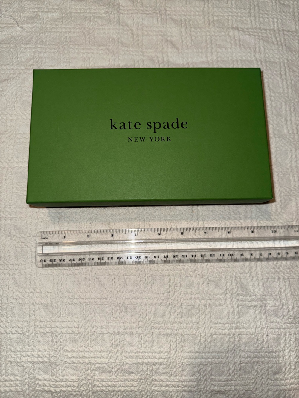 kate spade Green Gift Box with Black Logo